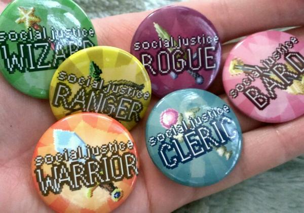 Social justice pins