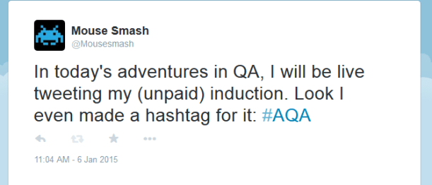 In retrospect, not the greatest hashtag, but it was short.